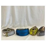 (4) Tie Down Straps with Various Load Limits