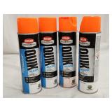 (4)Krylon Industrial Quik Mark 15oz