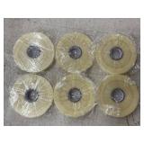 (6) IPG 6122 Clear Carton Sealing Tape
