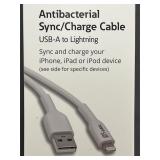 (4) EATON TRIPP LITE USB-A to Lighting Cable