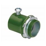 Green 1ï¿½ EMT Set Screw Connector-25PK: 232-SG