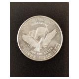 1 troy ounce of .999 fine silver from U.S. assay