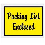 Packing List Envelopes- 6ï¿½ x 4.5ï¿½, 1000PK: PL486