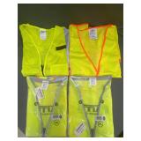 (4) Safety Vests- 2 2XL & 2 L / XL
