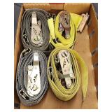 (4)Ratchet Straps 2'W