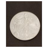 1999 silver eagle 1 troy ounce .999 fine silver