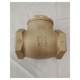 2.5' Brass check valve