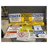 Caution, Notice, Warning & Danger Sign Assortment