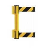 TENSABARRIER Belt Barrier 13ï¿½ Black Yellow Stripe