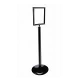 Steel Floor Sign Holder- 46 in Ht
