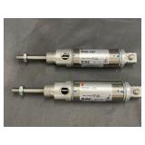 SMC Round Body Cylinders- 2PK: NCMC088-0100CT