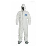 DUPONT Tyvekï¿½ 400 Disposable Coveralls- XL, 6PK