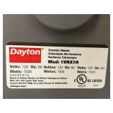 Dayton Ceramic Heater- Works: 1VNX7A