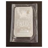 Half ounce silver bar