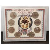 American buffalo nickel set