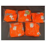 (5) OccuNomix High-Visibility Safety Shirts
