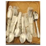 (96) Pc New Metal Spoons 7.5'L