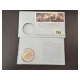 1976 bicentennial first day cover medal