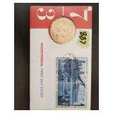 1973 bicentennial first day cover medal sealed