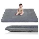 Omzer Baby Play Mat for Floor- 47''x47''x1.3''