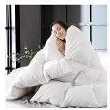 Feather Down Fiber Comforter Duvet Insert 82'ï¿½82'