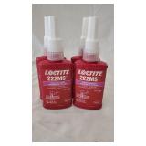 (4)New Loctite 222MS Threadlocker 1.69oz