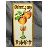 Reproduction Dehmigens Apfelraft Sign 6.25'x13.5'