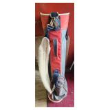 Vintage Hawk Golf Bag 33'H