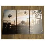 Street Gym 3 Piece Canvas Art