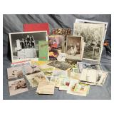 Lg Qty Vintage Advertising, Photos, Postcards