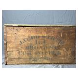 Jacob Wirth Wooden Shipping Crate