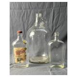 Clear Glass Bottles & Jug