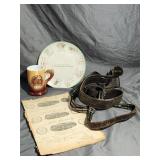 Round Oak Invoices, Mug, Shakespeare Plate,Holster
