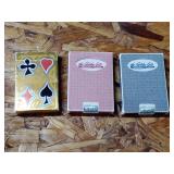3 Packs of playing cards, 2 are Golden gate casino