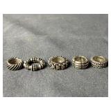 Sterling Silver Bali-Style/European Spacer  Beads