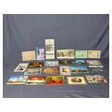Postcards, Booklet, Map