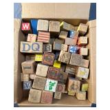 Children's Wooden Alphabet Blocks