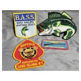 Embroidered assorted Patches - B.A.S.S.  Suffolk