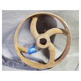 Antique Metal Pulley 8'Dx2'