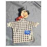 Vintage Mickey Mouse Puppet  Walt Disney Prod.