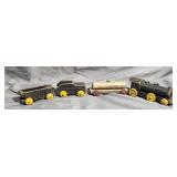 Primitive Wood Train Set