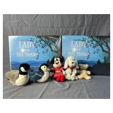 Lady & The Tramp Lithographs & Stuffed Animals