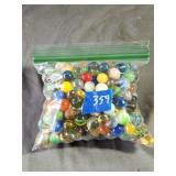 Lg Qty of Marbles Including Clay