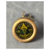 Brass Pin-On/ Lapel Compass