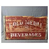 Gold Medal Beverages Wooden Crate