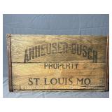 Anheuser-Busch Wooden Crate