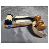 (2) Vintage Gavels