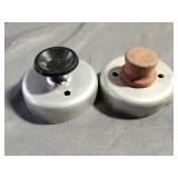 Pair of Vintage Biscuit Cutters 2.5'D