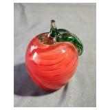 Vintage Peacock Glass Co. Paperweight 2.5'H