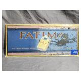 Vintage Fatima Hanging Cigarette Sign 14'x6'